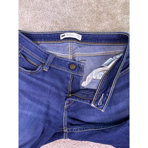 Levi's Bold Curve Jeans Women's 11M Low Rise Skinny Stretch Dark Wash C535 - Picture 3 of 15